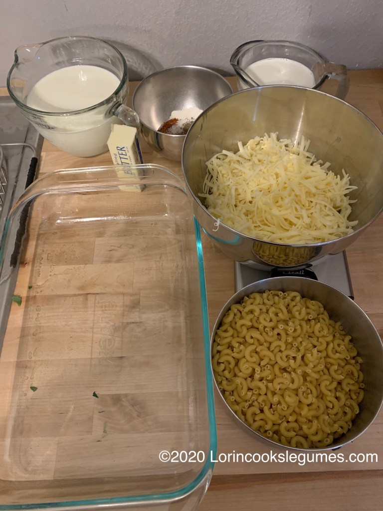 Prepare your ingredients. 