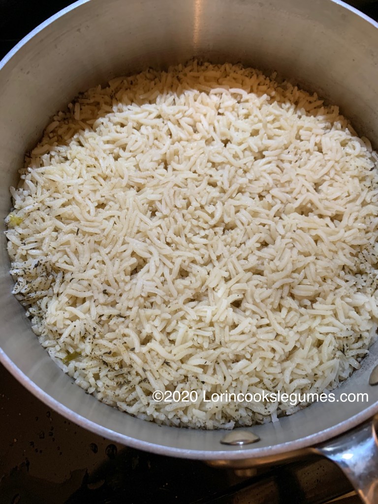 Cook rice in reserved bean broth. 